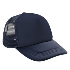 Czapka Z Daszkiem Detroit Mesh Back Trucker Cap. Niebieskie czapki męskie RESULT HEADWEAR, bez wzorów, z meshu. Za 37.99 zł.
