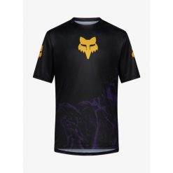 Koszulka rowerowa męska Fox Ranger SS Jersey Img Print. Czarne t-shirty sportowe męskie FOX, m, z jersey, bez ramiączek, rowerowe. Za 219.99 zł.