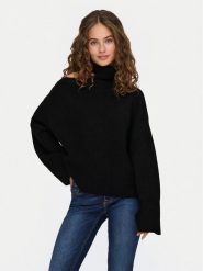 JDY Golf Debbie 15339501 Czarny Regular Fit. Czarne golfy damskie JDY, m, bez wzorów, z syntetyku, bez ramiączek. Za 79.99 zł.