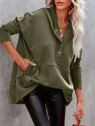 Milan Kiss Bluza w kolorze khaki rozmiar: M. Brązowe bluzy z kapturem damskie Milan Kiss, m. Za 152.99 zł.