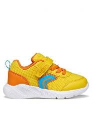 Geox Sneakersy B Sprintye Boy B454UC 01454 C0578 Żółty. Żółte buty sportowe chłopięce Geox, bez wzorów, z materiału, bez zapięcia. Za 179.99 zł.