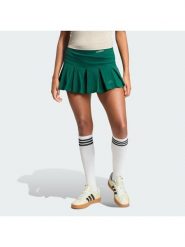 Adidas Spódnica plisowana Seasonal Essentials Colorpop KC3939 Zielony Loose Fit. Zielone spódniczki damskie Adidas, xs, bez wzorów, z bawełny, plisowane. Za 178.99 zł.