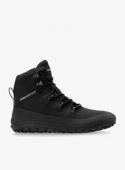 Buty turystyczne męskie Vivobarefoot Tracker Textile AT. Czarne buty trekkingowe męskie VIVOBAREFOOT, z materiału, przed kostkę, bez zapięcia, trekkingowe. Za 945.99 zł.