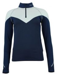 Peak Mountain Koszulka funkcyjna "Antor" w kolorze granatowym rozmiar: XL. Niebieskie bluzki sportowe damskie Peak Mountain, xl, z materiału, bez kołnierzyka, bez ramiączek. Za 87.81 zł.