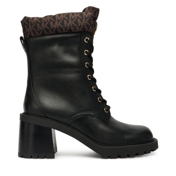 Trzewiki MICHAEL Michael Kors. Brązowe botki damskie MICHAEL Michael Kors, bez obcasa, na słupku, bez zapięcia. Za 689.99 zł.