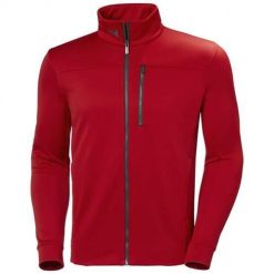 Bluza sportowa męska Helly Hansen Crew Fleece. Czerwone bluzy bez kaptura męskie Helly Hansen, bez wzorów, sportowe, bez kołnierzyka, bez ramiączek. Za 476.99 zł.