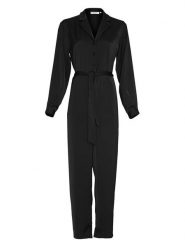 MOSS COPENHAGEN Kombinezon "Kallista" w kolorze czarnym rozmiar: M. Czarne kombinezony damskie MOSS COPENHAGEN, m, bez wzorów, z tkaniny, bez kołnierzyka, bez ramiączek. Za 187.07 zł.