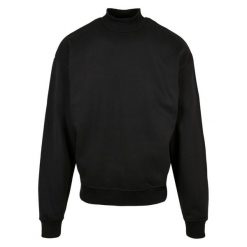 Sweter Męski Z Karczkiem. Czarne swetry męskie Urban Classics, m, bez wzorów, bez kołnierzyka. Za 155.99 zł.