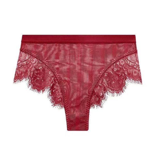 Koronkowe figi z przewiewnego materiału na co dzień Arendien. Zielone figi damskie Intica, l, bez wzorów, z koronki. Za 79.00 zł.