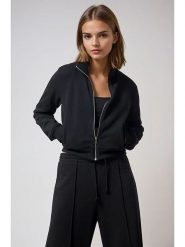 Weekday Bluza w kolorze czarnym rozmiar: S. Czarne bluzy bez kaptura damskie Weekday, s. Za 63.95 zł.