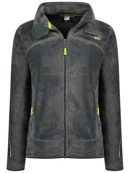 ANAPURNA Kurtka polarowa "Uternel" w kolorze antracytowym rozmiar: M. Czarne kurtki damskie ANAPURNA, m, bez wzorów, z polaru, bez kaptura. Za 78.28 zł.