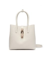Furla Torebka Goccia S WB01949 ARE000 KH PNN00 Biały. Białe torebki klasyczne damskie Furla, bez wzorów, ze skóry, bez dodatków. Za 1,389.00 zł.