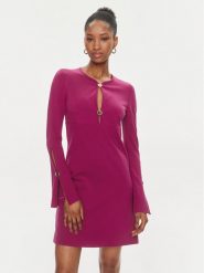 Pinko Sukienka codzienna Aquarios Abito . 101825 A15M Fioletowy Regular Fit. Fioletowe sukienki damskie Pinko, na co dzień, m, bez wzorów, z wiskozy, bez kołnierzyka, bez ramiączek, proste. Za 319.99 zł.