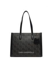 KARL LAGERFELD Torebka A2W30190 Czarny. Czarne torebki klasyczne damskie Karl Lagerfeld, bez wzorów, ze skóry, bez dodatków. Za 699.99 zł.