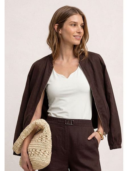 Street One Top w kolorze białym rozmiar: 36. Białe topy damskie Street One, bez wzorów, z bawełny, bez kołnierzyka. Za 73.95 zł.