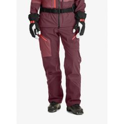Spodnie skiturowe damskie Ortovox 3L Guardian Shell Pants. Fioletowe spodnie dresowe damskie ORTOVOX, bez wzorów, sportowe. Za 2,267.99 zł.
