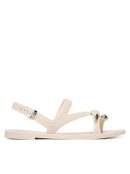 Melissa Sandały Melissa Iris Sandal Ad 37849 Beżowy. Brązowe sandały damskie Melissa, bez wzorów, z tworzywa sztucznego, bez obcasa, na płaskiej podeszwie. Za 268.99 zł.