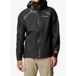 Kurtka przeciwdeszczowa Columbia Reign No Shine Jacket. Czarne kurtki damskie Scarpa, bez kaptura. Za 692.99 zł.