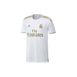 Koszulka do piłki nożnej replika Real Madryt na rozgrywki krajowe. T-shirty damskie Adidas, xl, bez wzorów, bez kołnierzyka. Za 249.99 zł.