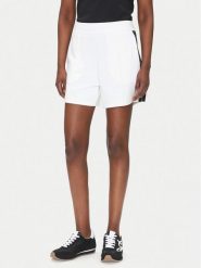 EA7 Emporio Armani Szorty materiałowe 7W000176 AF12643 U0002 Biały Regular Fit. Białe szorty damskie EA7 Emporio Armani, bez wzorów, z materiału. Za 299.99 zł.
