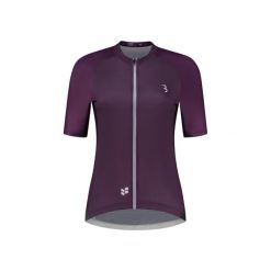 Damska koszulka z krótkim rękawem BBB Cycling DonnaFit R. Fioletowe bluzki sportowe damskie BBB CYCLING, l, z materiału, bez kołnierzyka, bez ramiączek. Za 305.00 zł.