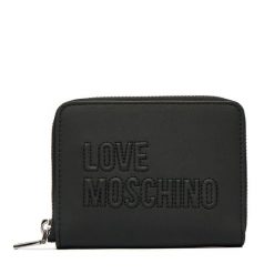 Portfel LOVE MOSCHINO. Czarne portfele damskie Love Moschino, bez wzorów. Za 439.99 zł.