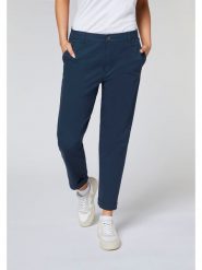 Polo Sylt Spodnie chino w kolorze granatowym rozmiar: 36. Niebieskie spodnie materiałowe damskie Polo Sylt, bez wzorów. Za 52.67 zł.
