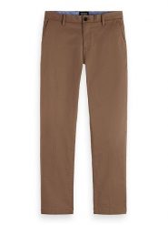 Scotch & Soda Spodnie chino w kolorze brązowym rozmiar: W32/L36. Brązowe spodnie materiałowe męskie Scotch & Soda, bez wzorów. Za 140.53 zł.