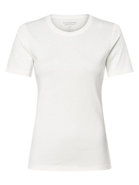 Brookshire T-shirt Kobiety Bawełna biały, L. Białe t-shirty damskie brookshire, l, bez wzorów, z bawełny, bez kołnierzyka. Za 79.95 zł.
