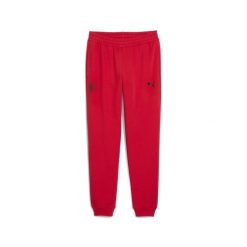 Męskie spodnie AC Milan FtblEssentials PUMA For All Time Red Black. Czarne spodnie materiałowe męskie Puma, bez wzorów, sportowe. Za 239.00 zł.