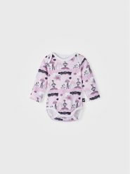 Reima Body dziecięce MOOMIN Charmerande 5200071A Różowy Regular Fit. Czerwone body niemowlęce Reima, bez wzorów, z bawełny, bez ramiączek. Za 129.99 zł.