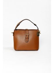 Anna Morellini Skórzana torebka "Adelma" w kolorze jasnobrązowym - 25 x 20 x 14 cm rozmiar: onesize. Brązowe torebki klasyczne damskie Anna Morellini, bez wzorów, z materiału, bez dodatków. Za 260.99 zł.