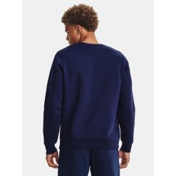 Bluza fitness męska UNDER ARMOUR UA Icon Fleece Crew. Niebieskie bluzy bez kaptura męskie Under Armour, m. Za 268.60 zł.