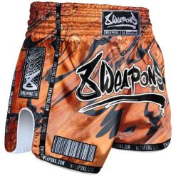 Szorty do Muay Thai 8 Weapons Vivo Magma. Brązowe szorty damskie 8 WEAPONS, z aplikacjami. Za 283.89 zł.