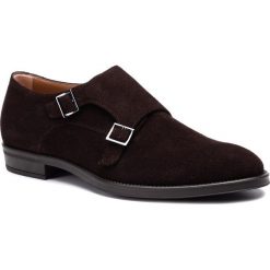 Półbuty BOSS - Coventry Monk 50417725 10212392 Dark Brown 202. Brązowe buty wizytowe męskie Boss, ze skóry, bez zapięcia. Za 1,289.00 zł.