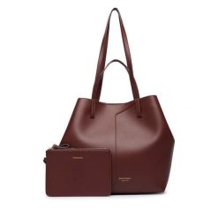 Torebka Emporio Armani. Brązowe torebki klasyczne damskie Emporio Armani, bez wzorów, bez dodatków. Za 2,764.00 zł.