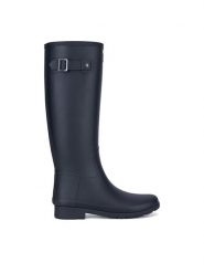 Hunter Kalosze WFT2200RMA Czarny. Czarne kalosze damskie Hunter, bez wzorów, z kauczuku. Za 419.99 zł.