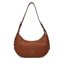 Torebka Patrizia Pepe. Brązowe torebki klasyczne damskie Patrizia Pepe, bez wzorów, bez dodatków. Za 1,129.00 zł.