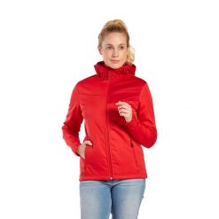 Kurtka damska Erima Softshell Performance. Czerwone kurtki damskie Erima, s, bez wzorów, z materiału, bez kaptura. W wyprzedaży za 185.00 zł.