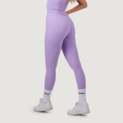 Legginsy damskie fitness z wysokim stanem NEO Iris. Fioletowe legginsy damskie GYMBEAM, s, bez wzorów, z elastanu. Za 112.90 zł.