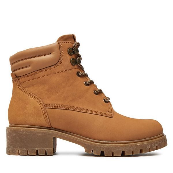 Trzewiki Lasocki. Brązowe trapery damskie Lasocki, bez obcasa. Za 279.99 zł.