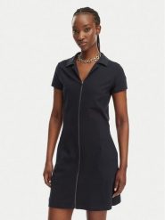 G-Star Raw Sukienka codzienna D28665-E406 Granatowy Regular Fit. Niebieskie sukienki damskie G-Star Raw, na co dzień, l, bez wzorów, z wiskozy, retro, bez kołnierzyka, bez ramiączek, proste. Za 389.99 zł.