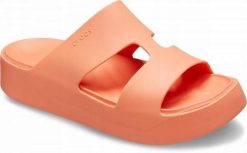 Klapki Dla Dorosłych Crocs Getaway Platform H-strap. Niebieskie klapki i japonki męskie Crocs, z materiału. Za 139.99 zł.