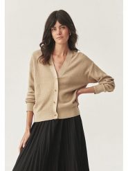 TATUUM Kardigan "Ponkoni" w kolorze beżowym rozmiar: XL. Brązowe kardigany damskie Tatuum, xl, bez wzorów, z bawełny. Za 91.99 zł.