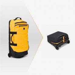 Torba podróżna składana Space Saver 85 l. Brązowe torebki dziecięce Decathlon. W wyprzedaży za 399.99 zł.