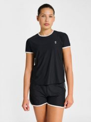 Damski top treningowy Hummel Pulse Cima. Czarne topy sportowe damskie HUMMEL, xl, bez wzorów, z materiału, bez ramiączek. Za 128.00 zł.