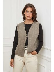 L'armoire de Suzette Kamizelka w kolorze szarobrązowym rozmiar: 38/40. Szare kamizelki damskie L'armoire de Suzette, l, z bawełny. Za 156.98 zł.