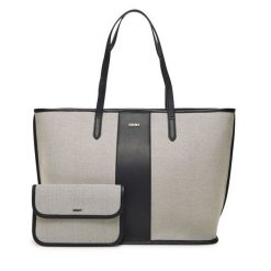 Torebka DKNY. Szare torebki klasyczne damskie DKNY, bez wzorów, bez dodatków. Za 419.99 zł.