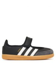 Adidas Baleriny Samba Jane LA1395 Czarny. Czarne baleriny dziewczęce Adidas, bez wzorów, ze skóry. Za 239.99 zł.