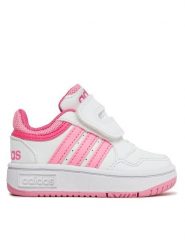 Adidas Sneakersy Hoops 3.0 Cf I IG3719 Biały. Białe buty sportowe dziewczęce Adidas, bez wzorów, ze skóry, bez zapięcia. Za 139.99 zł.